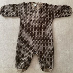 Fendi monogram onesie